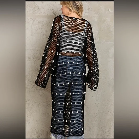 POL SHELL CARDIGAN - Picture 4 of 13